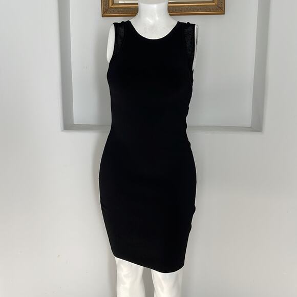 Diana Von Furstenberg “Moscow” Mesh Insert Dress Size L - Picture 13 of 14